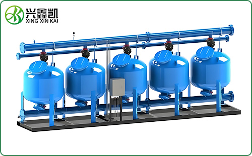 全自動(dòng)淺層砂過(guò)濾器（100噸每小時(shí)）